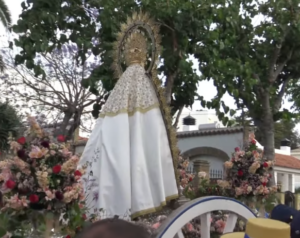 Virgen de Regla del Pinar en procesión