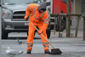 Trabajadores de limpieza