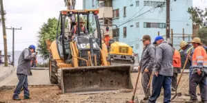 Trabajadores en la vía pública